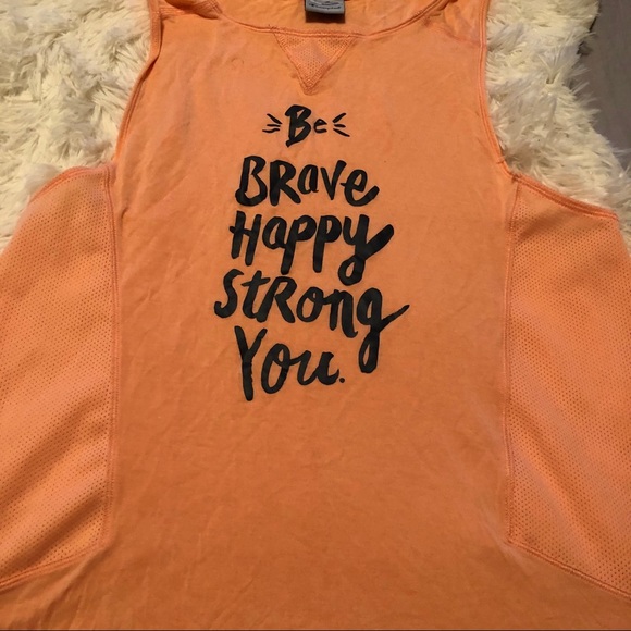 3/30 Be happy champion athletic tank top - Picture 2 of 4